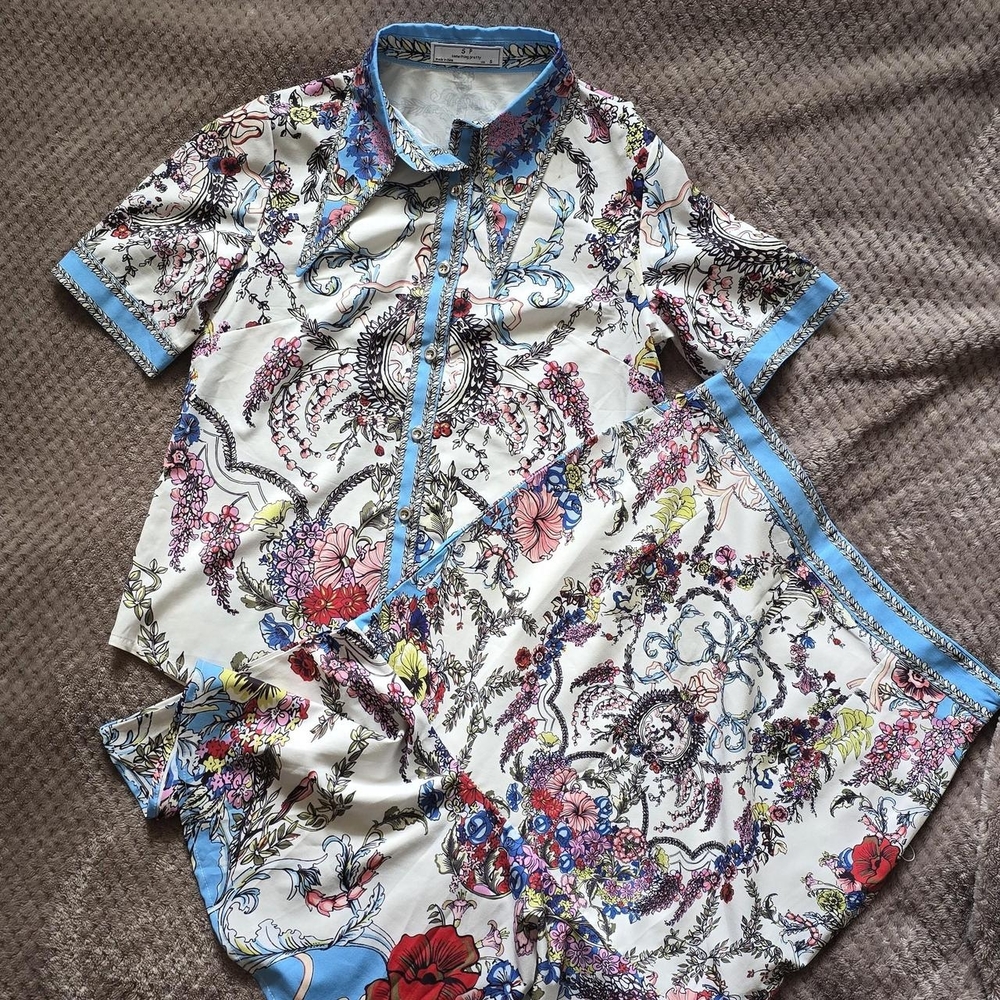 Floral Short Sleeve Shirt